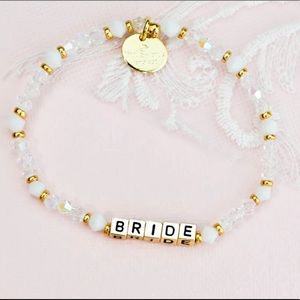 Little Words Project Beaded Bride Bracelet